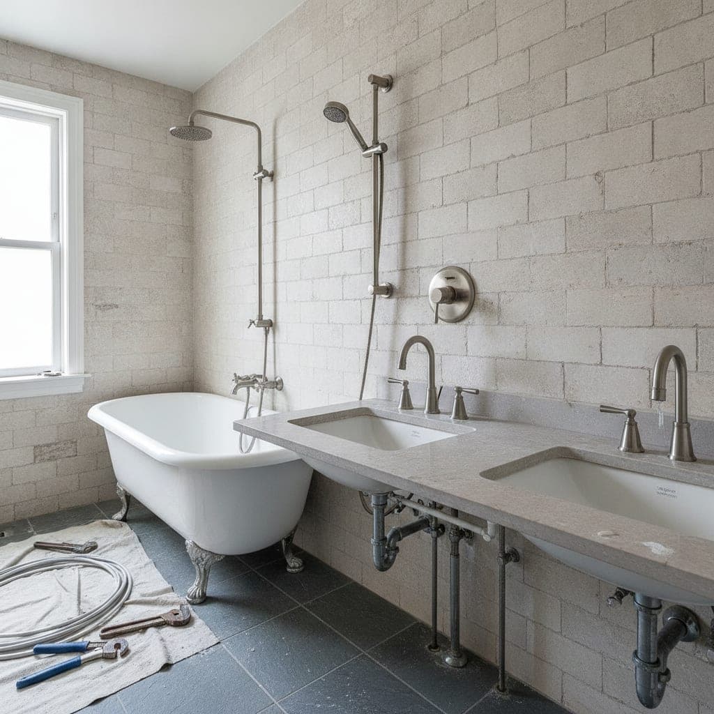 Bathroom Remodel Plumbing